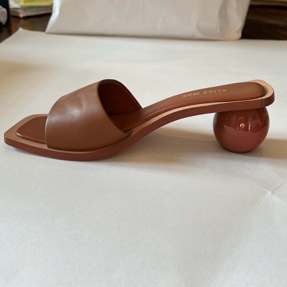 Alias Mae Lexa Ball Heel Sandal in Camel